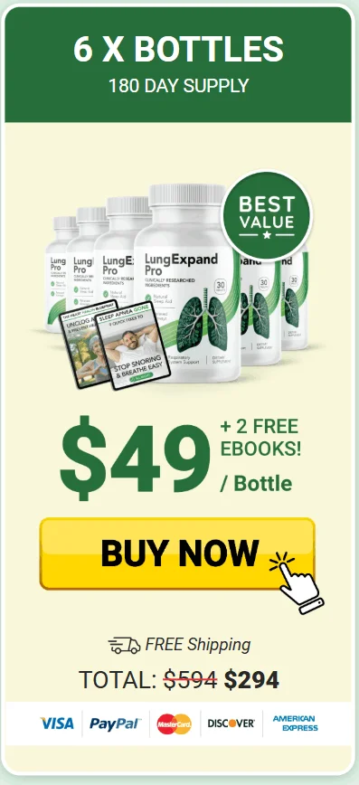 Buy LungExpand Pro™ 6 Bottles